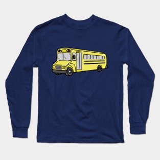 Yellow School Bus Long Sleeve T-Shirt